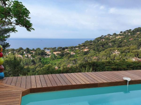 Гостиница Nice house with beautiful sea views on the peninsula of Hyeres  Йере